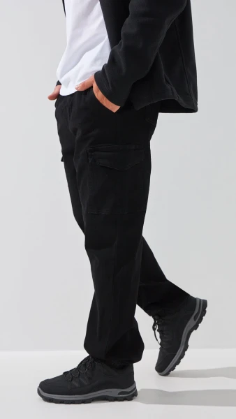 Джинси Joggers чоловічі  W017 30 Чорний  Фото №3