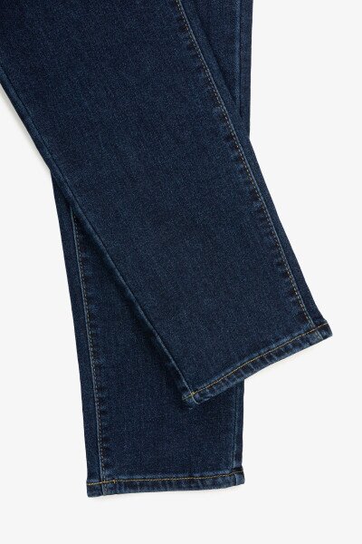 Купити Джинси Mom Fit жіночі  1319 25 Синій Артикул: 2000999170591 Фото №8