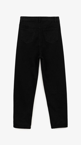 Купить Джинсы Mom Fit женские 1908 S Черный Артикул: 2000999193132 Фото №11