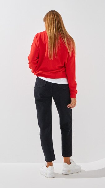 Купить Джинсы Mom Fit женские 1908 S Черный Артикул: 2000999193132 Фото №5