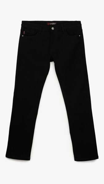 Купити Джинси Regular Fit чоловічі 5108-1 30 Чорний Артикул: 2000999243424 Фото №6