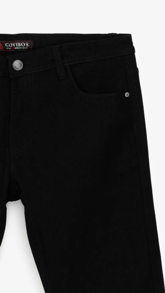 Джинси Regular Fit чоловічі 5108-1 29 Чорний  Фото №6