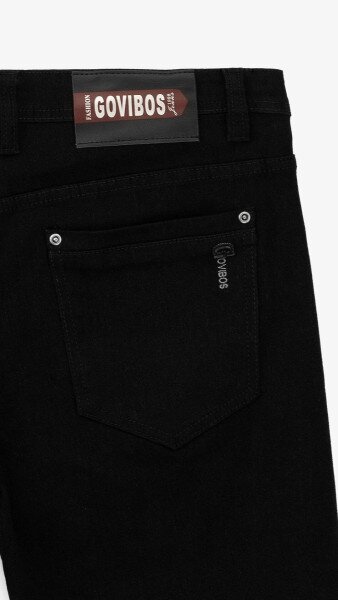 Купити Джинси Regular Fit чоловічі 5108-1 30 Чорний Артикул: 2000999243424 Фото №10