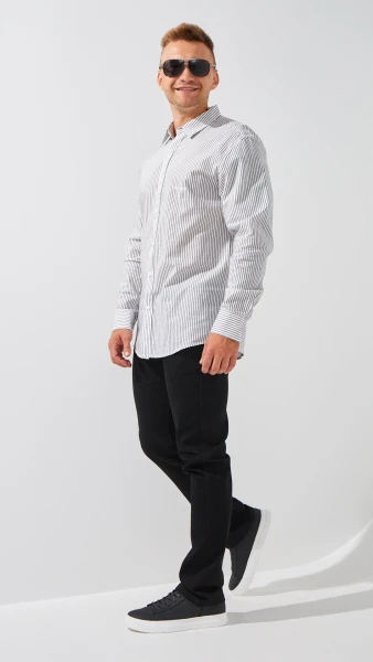 Джинси Regular Fit чоловічі 5108-1 29 Чорний  Фото №2
