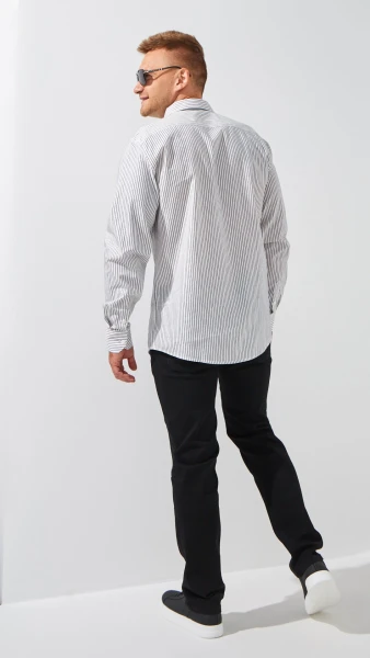 Джинси Regular Fit чоловічі 5108-1 29 Чорний  Фото №3