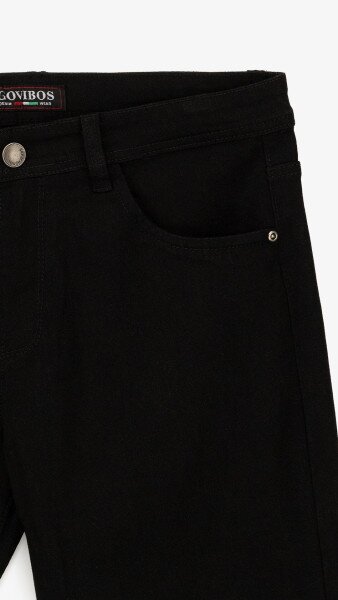 Купити Джинси Regular Fit чоловічі 5108-3 33 Чорний Артикул: 2000999243585 Фото №8