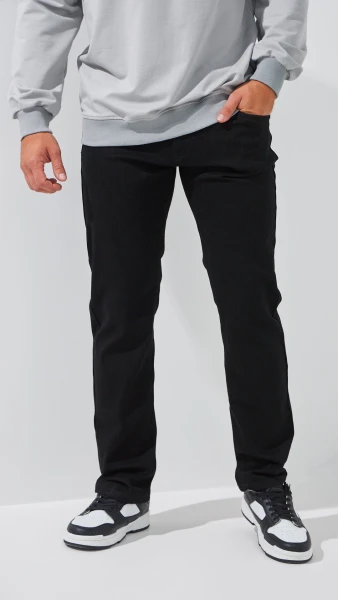 Джинси Regular Fit чоловічі 5108-3 32 Чорний  Фото №1