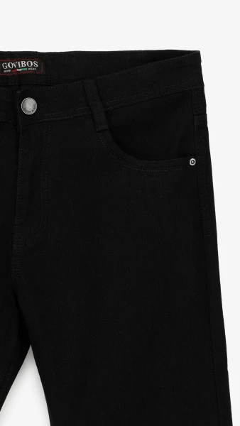 Джинси Regular Fit чоловічі 5108-4 32 Чорний  Фото №7