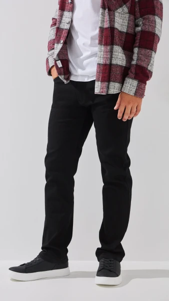 Джинси Regular Fit чоловічі 5108-6 30 Чорний  Фото №1