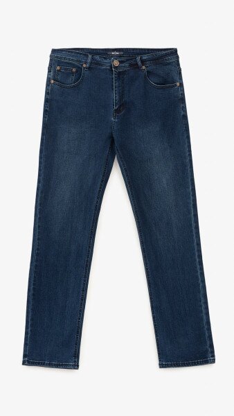 Купити Джинси Regular Fit чоловічі  HB500 28 Темно-синій Артикул: 2000999193705 Фото №7