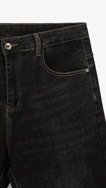Джинси Slim Fit чоловічі 2221 30 Чорний  Фото №7