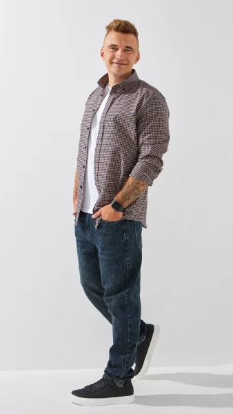 Джинси Slim Fit чоловічі 2226 32 Синій  Фото №2