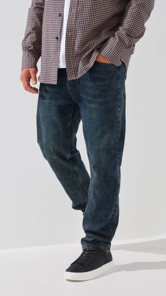 Джинси Slim Fit чоловічі 2226 32 Синій  Фото №3