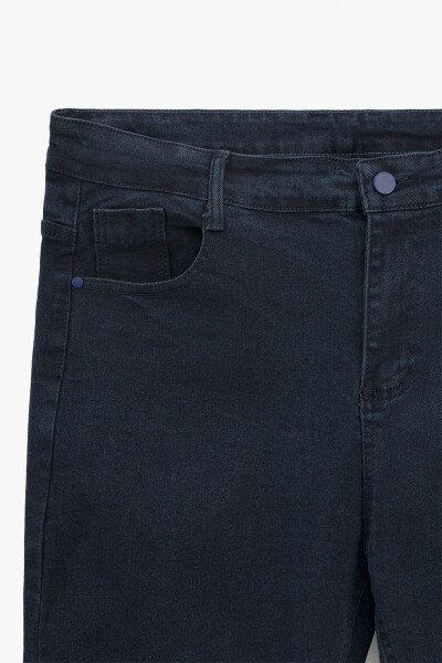Купить Джинсы Slim Fit мужские 889 29 Темно-синий Артикул: 2000991003415 Фото №8