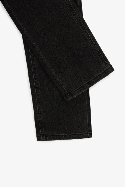 Купити Джинси Slim Fit чоловічі W008-6 29 Темно-сірий Артикул: 2000991039339 Фото №9