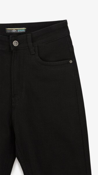 Купить Джинсы Slim Fit женские Vindasion 4030 25 Черный Артикул: 2000999306167 Фото №8