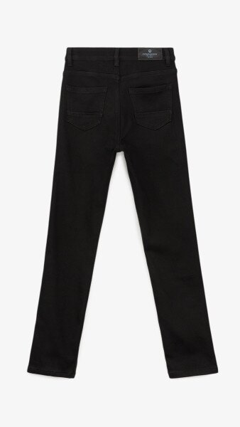 Купить Джинсы Slim Fit женские Vindasion 4030 25 Черный Артикул: 2000999306167 Фото №11