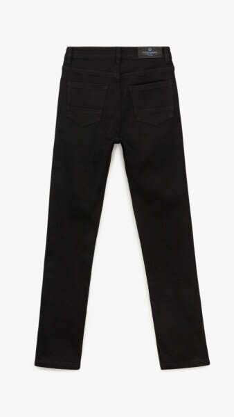 Купить Джинсы Slim Fit женские Vindasion 4031 25 Черный Артикул: 2000999308116 Фото №11