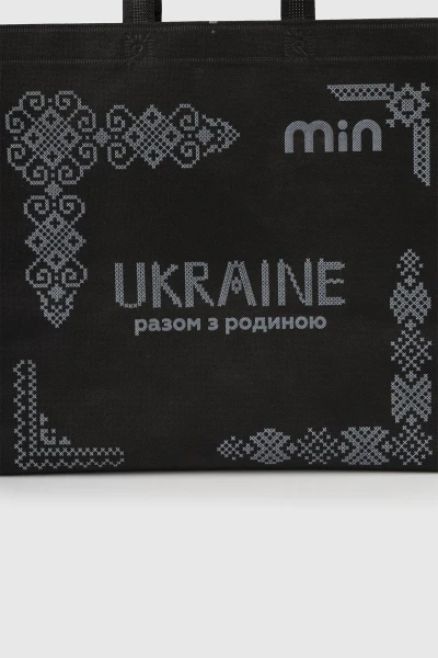 Эко-сумка MIN One Size Черный (2000990318930A)  Фото №3