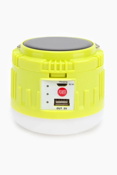 Фонарик кемпинговый на солнечный бат с POWERBANK CAMP LIGHT (2000989395737)  Фото №1