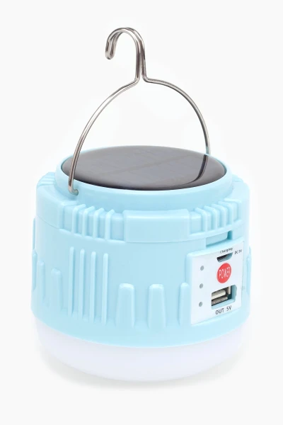 Фонарик кемпинговый на солнечный бат с POWERBANK CAMP LIGHT (2000989398189)  Фото №4