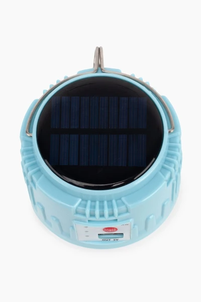Фонарик кемпинговый на солнечный бат с POWERBANK CAMP LIGHT (2000989398189)  Фото №3