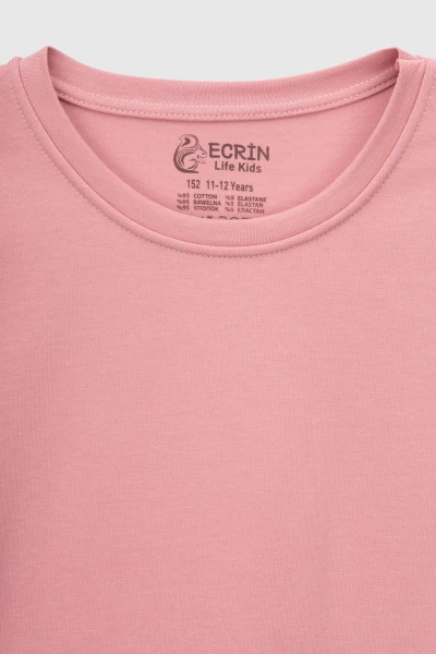 Футболка для дівчинки Ecrin 6154 158 см Рожевий (2000990424112S)  Фото №8