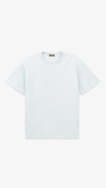 Купить Футболка однотонная мужская GENUA 24-0711 2XL Голубой Артикул: 2000999389863 Фото №7