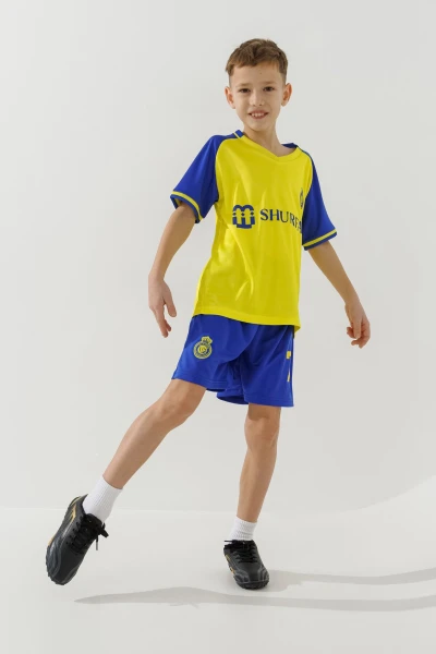 Футбольная форма для мальчика BLD AL NASSR RONALDO 110 см Сине-желтый  Фото №2