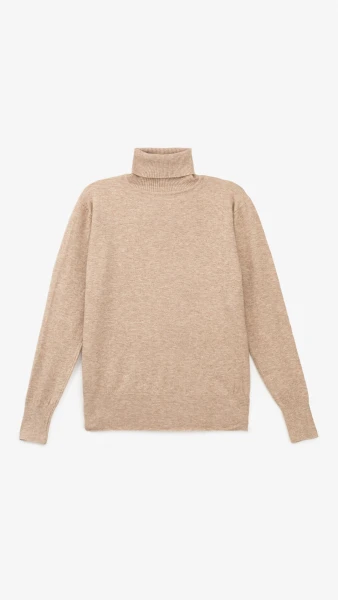 Гольф однотонний жіночий On me 031 2XL Капучино  Фото №6