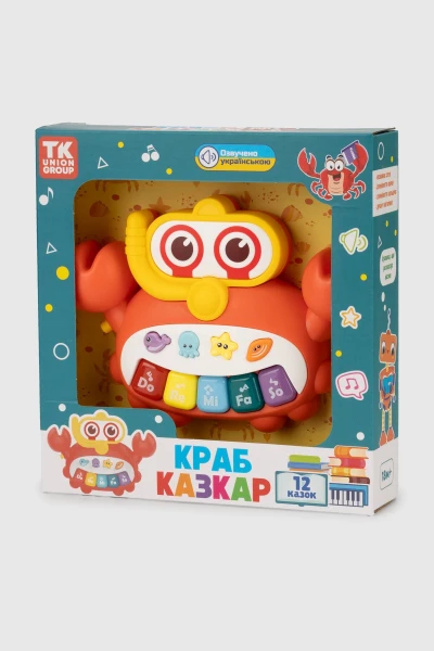 Игрушка Краб «Сказочник» TK Group 31997 Оранжевый (6946613203374)  Фото №3