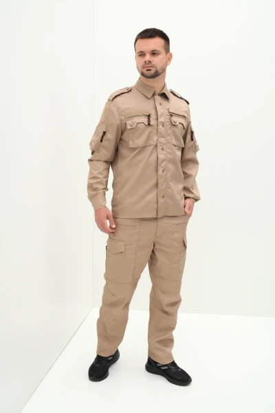 Китель тактический military, Бежевый L КТМ-1 MU (2000989157403A)  Фото №2