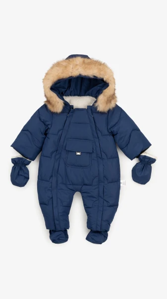Комбінезон для хлопчика Snowgenius 909 62 см Синій  Фото №0