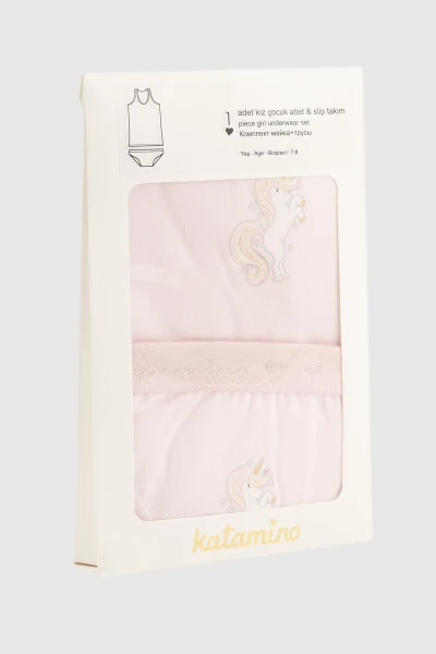 Комплект білизни для дівчинки Katomino K128387 134-140 см Рожевий (2000990444974A)  Фото №9