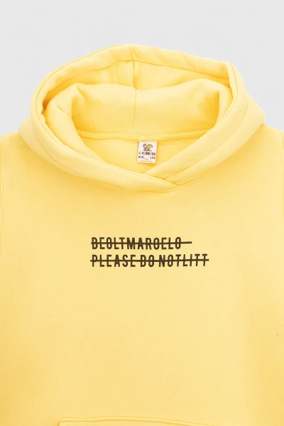 Костюм для дiвчинки (худі,штани) Ecrin 4611 152 см Жовтий (2000990093295W)  Фото №12