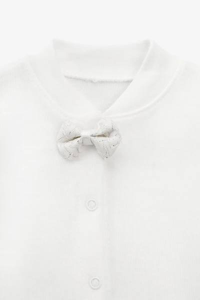 Костюм святковий для хлопчика Mini Papi 0215 56 см Молочний  Фото №2