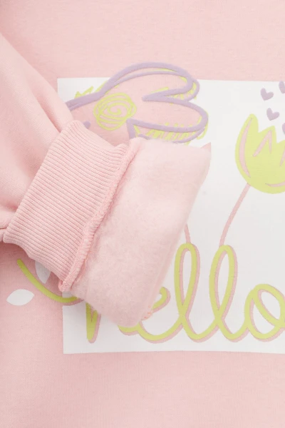 Костюм світшот+штани для дівчинки First Kids 50 92 см Рожевий  Фото №9