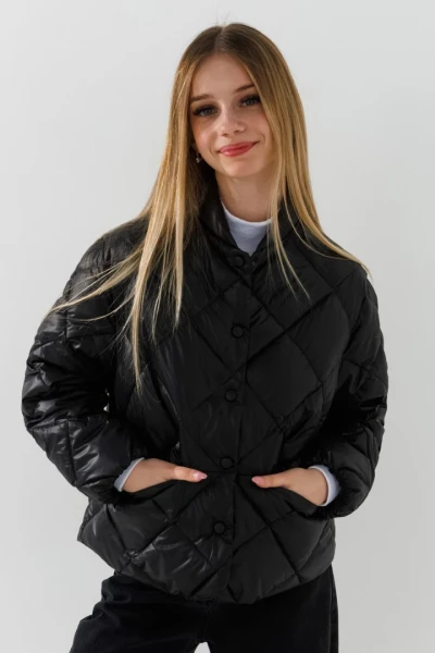 Куртка для девочки LAWA GBC02333 122 см Черный  Фото №2