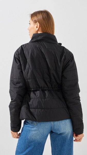 Купить Куртка однотонная женская GENUA G01116-0004 2XL Черный Артикул: 2000999415838 Фото №6