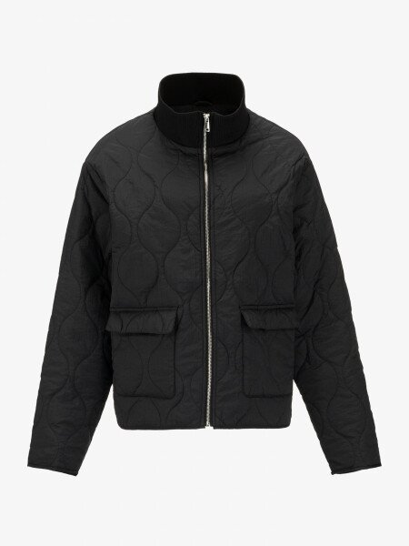 Купить Куртка однотонная женская GENUA G01116-0005 2XL Черный Артикул: 2000999415685 Фото №8