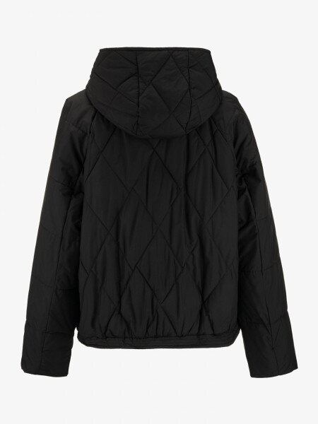 Купить Куртка однотонная женская GENUA G01116-0006 2XL Черный Артикул: 2000999417177 Фото №4