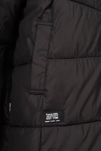 Куртка однотонная женская 8872 4XL Черный (2000990600592W)  Фото №9