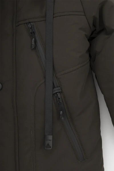 Куртка зимняя для мальчика ОШЕН Jasper 140 см Хаки (2000989553168W)  Фото №14