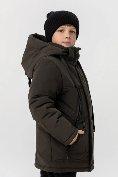 Куртка зимняя для мальчика ОШЕН Jasper 140 см Хаки (2000989553168W)  Фото №1