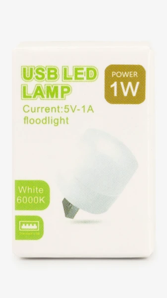LED Лампа USB Маленький Білий  Фото №1