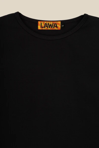 Лонгслив однотонный женский LAWA WBC02348 XL Черный  Фото №6