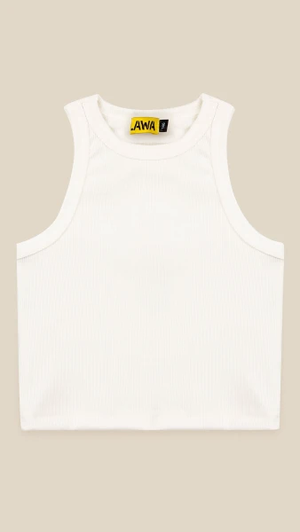 Майка однотонная для девочки LAWA GBC02347 134 см Молочный  Фото №6