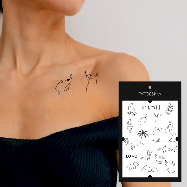 Набір тату &quot;Динозаврики&quot; Tattooshka LB-148 (4825800010235)  Фото №2