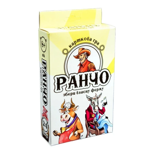 Настільна гра Ранчо розважальна українською мовою Strateg 30220 (4823113801663)  Фото №0