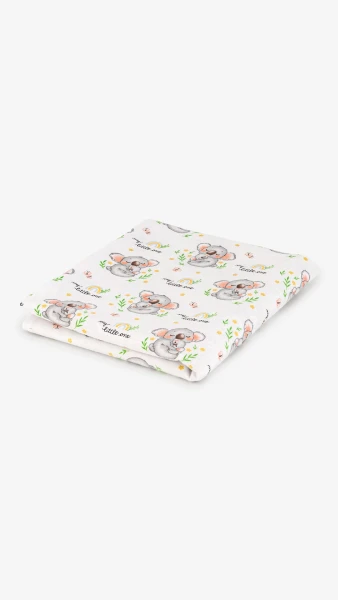 Пелюшка дитяча Коала біла One Size  Різнокольоровий  Фото №0